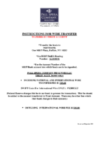 PSCO Wire Transfer Instructions